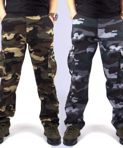 Men's Cargo Pants for Outdoor Sports with Multi-Pockets - Model: 777503766387