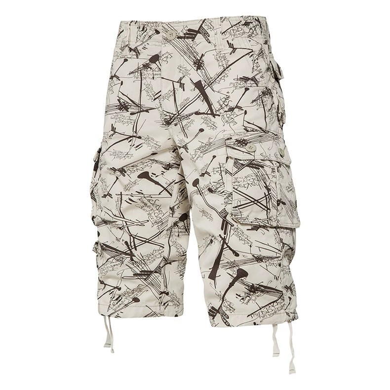 Men's Cotton Cargo Pants for Beach Casual Work Straight-Leg - Model: 910783583036 - 图片 9