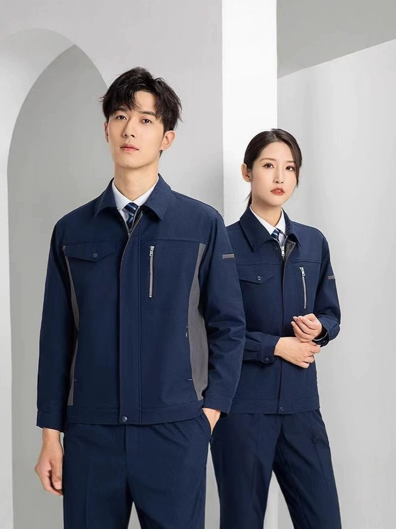 Auto Repair Coverall with Reflective Trim for Gas Station - Model: 869061806451 - 图片 2