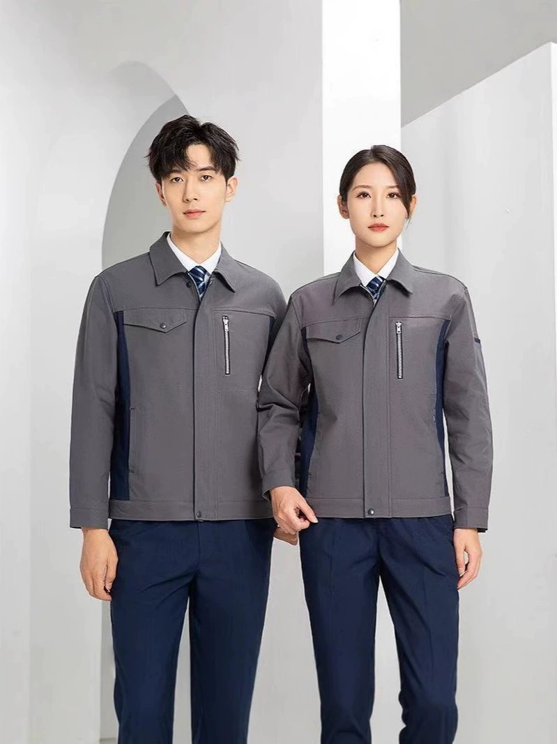 Auto Repair Coverall with Reflective Trim for Gas Station - Model: 869061806451 - 图片 3