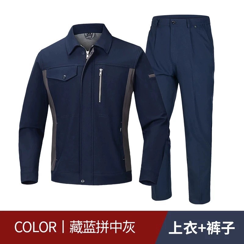 Auto Repair Coverall with Reflective Trim for Gas Station - Model: 869061806451 - 图片 6