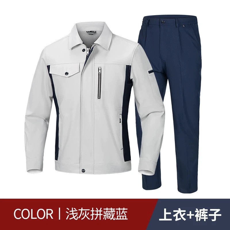 Auto Repair Coverall with Reflective Trim for Gas Station - Model: 869061806451 - 图片 7