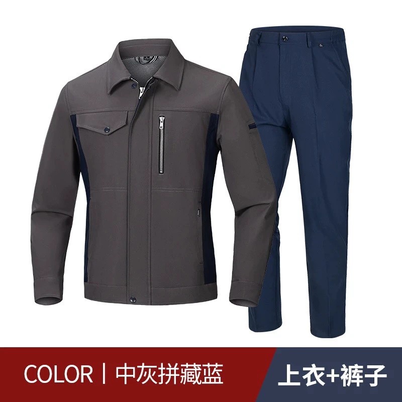 Auto Repair Coverall with Reflective Trim for Gas Station - Model: 869061806451 - 图片 8