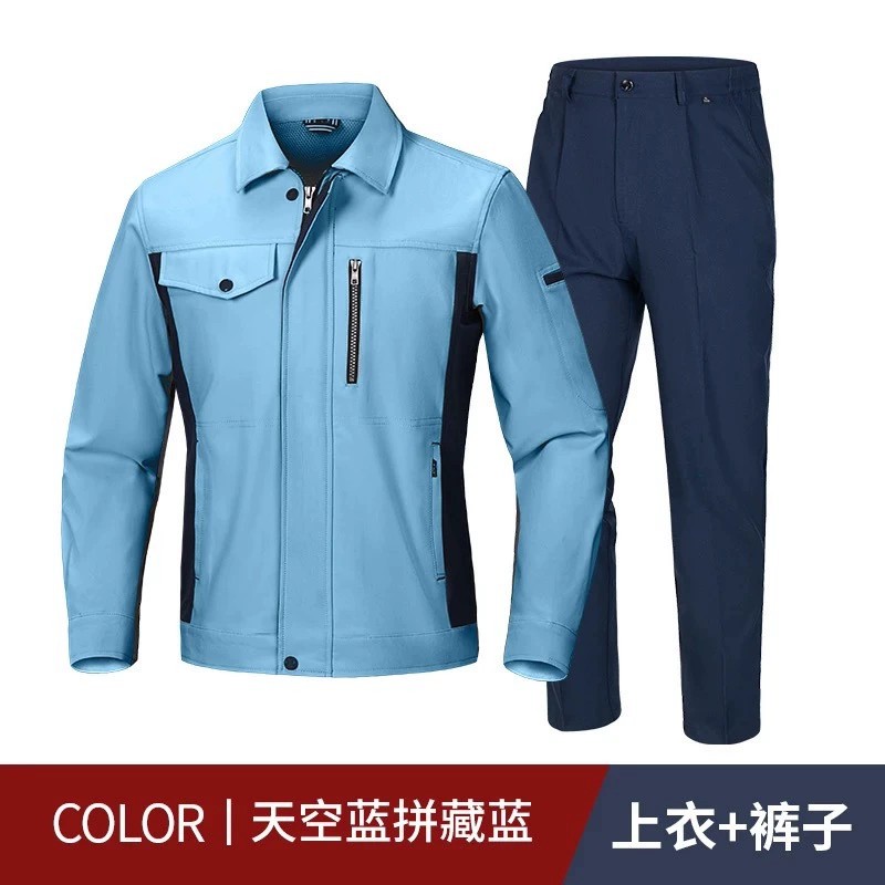 Auto Repair Coverall with Reflective Trim for Gas Station - Model: 869061806451 - 图片 9