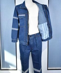 Welder Work Clothes with Reflective Strip for Coal Mine - Model: 868124130263