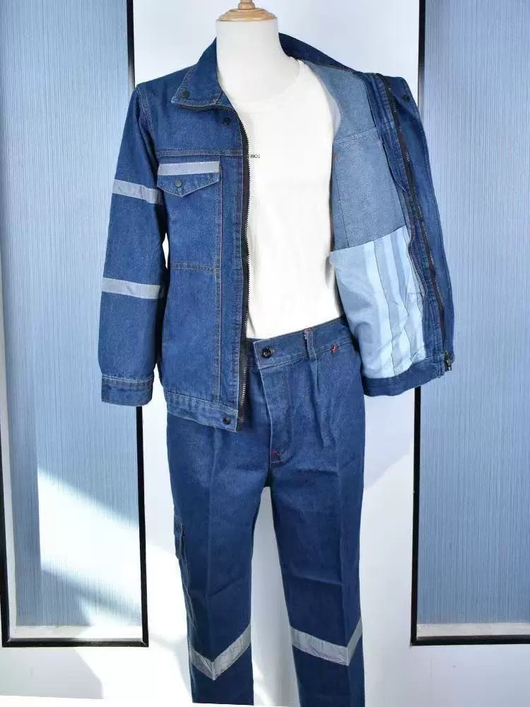 Welder Work Clothes with Reflective Strip for Coal Mine - Model: 868124130263