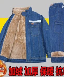 Fireproof Spark-Proof Work Jacket for Factory and Construction - Model: 856405036899
