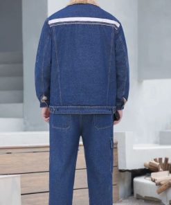 Alternative view of Fireproof Spark-Proof Work Jacket for Factory and Construction - Model: 856405036899