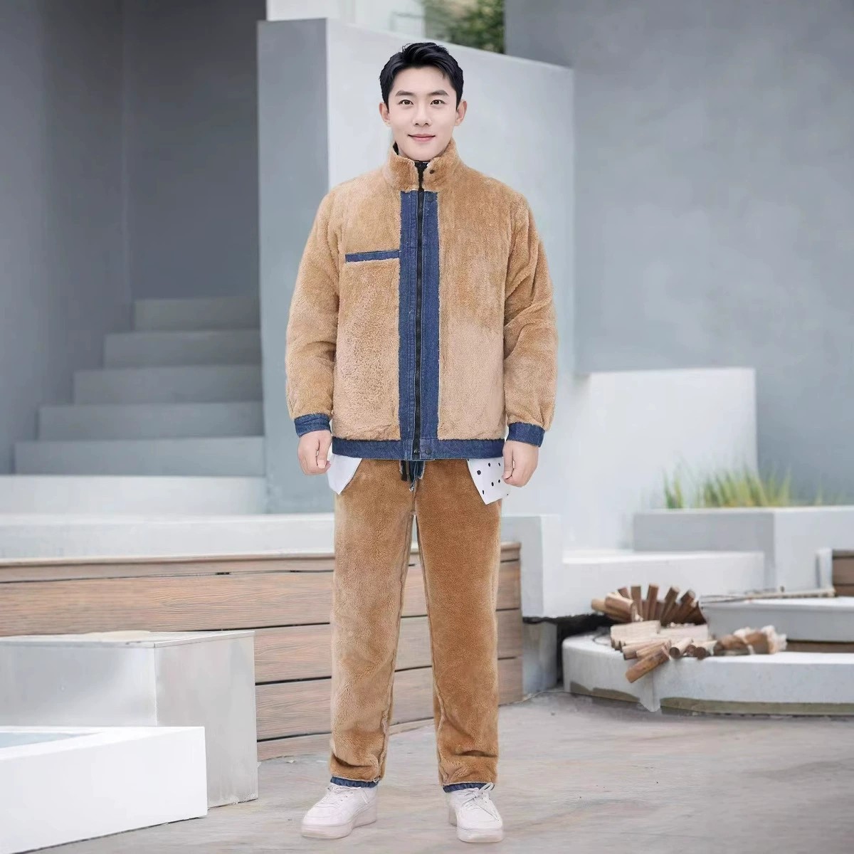 Fireproof Spark-Proof Work Jacket for Factory and Construction - Model: 856405036899 - 图片 3