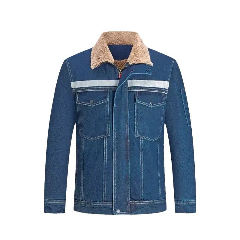 Fireproof Spark-Proof Work Jacket for Factory and Construction - Model: 856405036899 - 图片 5