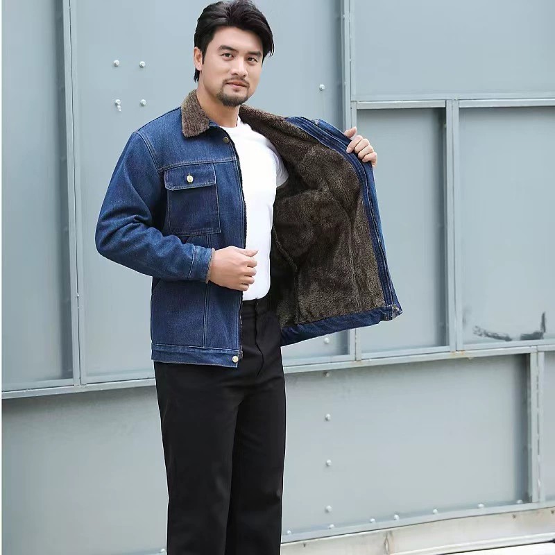 Fireproof Spark-Proof Work Jacket for Factory and Construction - Model: 856405036899 - 图片 7