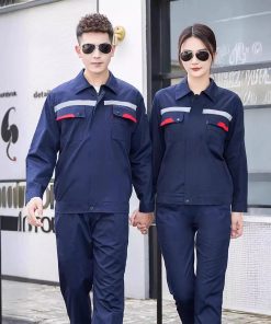 Alternative view of Anti-Static Work Uniform Set for Gas Station Electronics Factory - Model: 800988580922