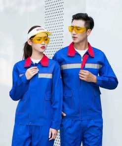 Gas Station Uniform with Long Sleeves for Spring/Autumn - Model: 1072322341375