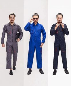 Alternative view of Auto Repair Shop Work Coveralls with Multi-Pockets - Model: 1072010736209