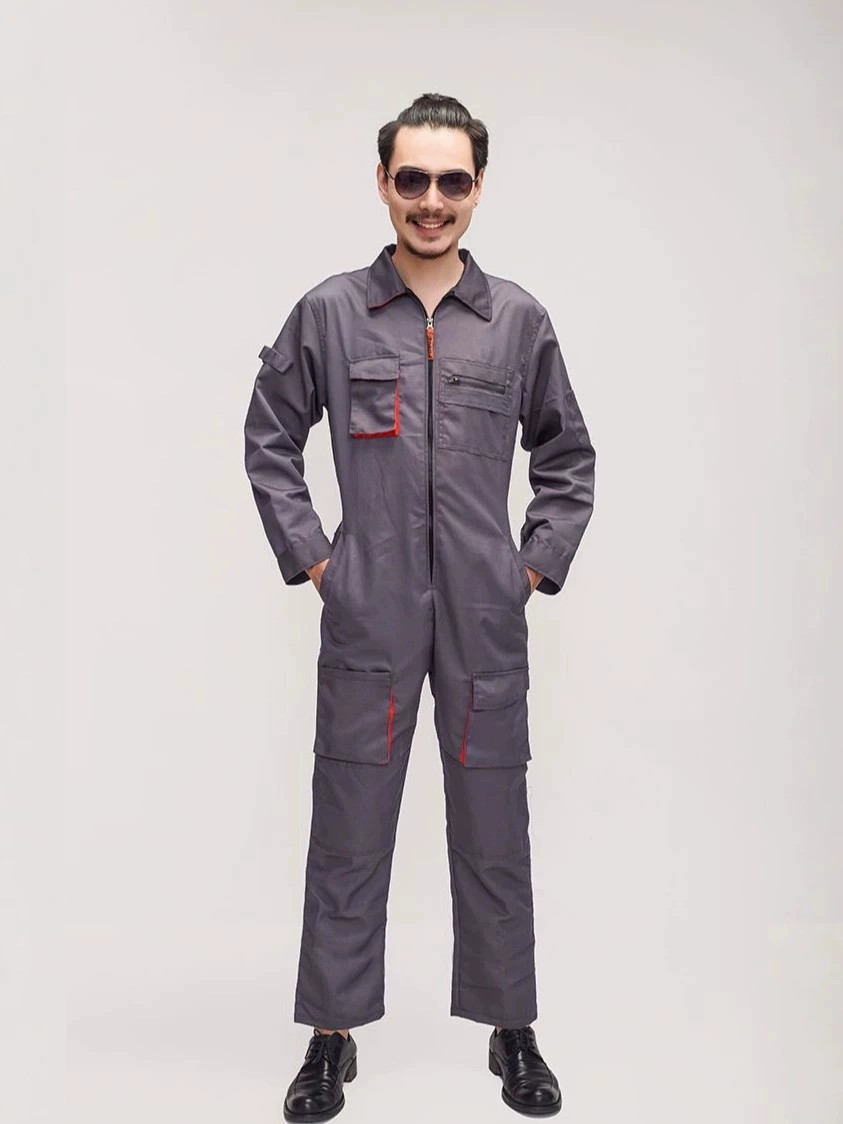 Auto Repair Shop Work Coveralls with Multi-Pockets - Model: 1072010736209 - 图片 3