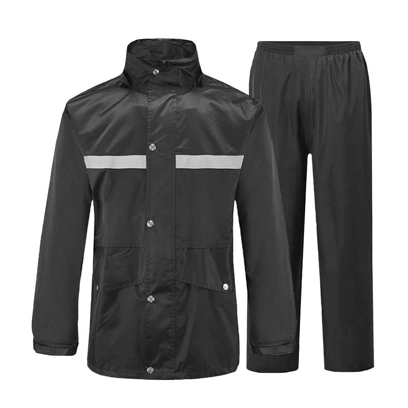 Outdoor Security Rain Suit for Adults, Waterproof, Reflective, Split - Model: 858133897505 - 图片 6