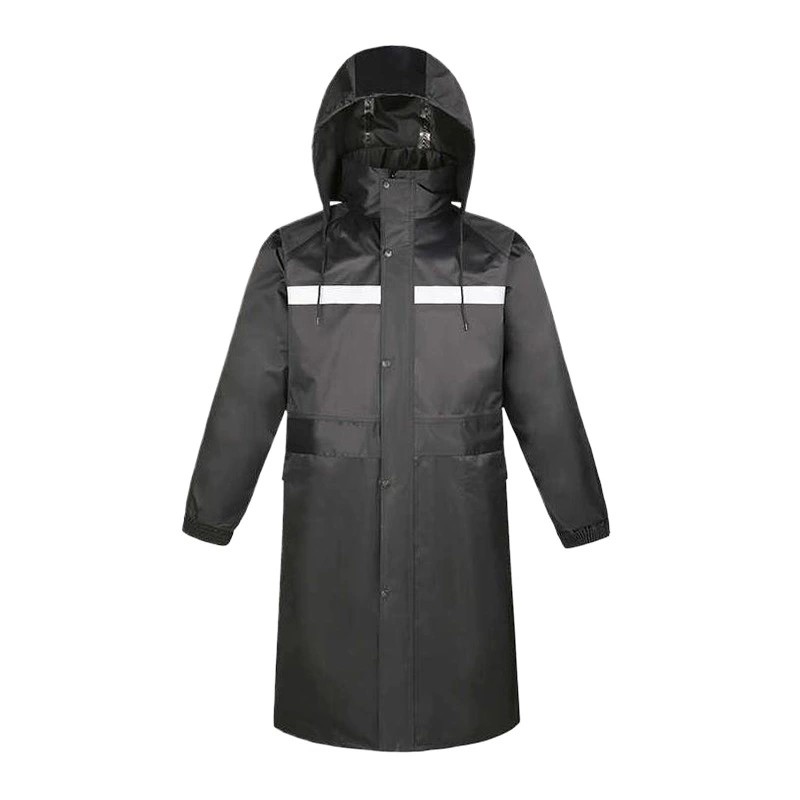 Outdoor Security Raincoat for Property Patrol with Reflective Stripe - Model: 861310640171 - 图片 6