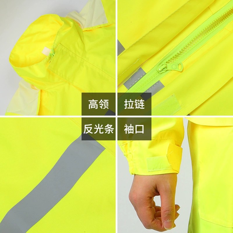 One-Piece Rain Suit for Traffic Security Patrol Duty - Model: 879651596225 - 图片 3