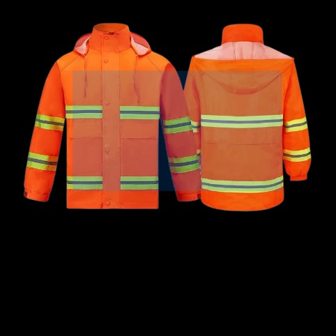 Reflective Rain Gear Set for Traffic Enforcement and Outdoor Work - Model: 878966102085 - 图片 6