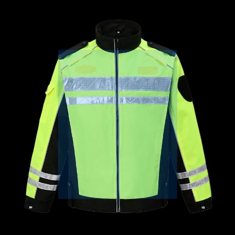 Traffic Highway Duty Rescue Reflective Raincoat for Men with Warm Cotton Lining - Model: 851478531289 - 图片 6