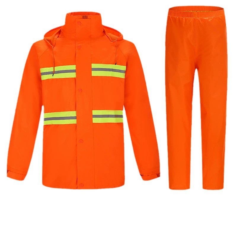 Orange Rain Suit for Highway and Airport Duty Work - Model: 839123740494 - 图片 5