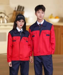 Alternative view of Long-Sleeve Workwear Set for Auto Repair, Factory, Workshop - Model: 1068465884980