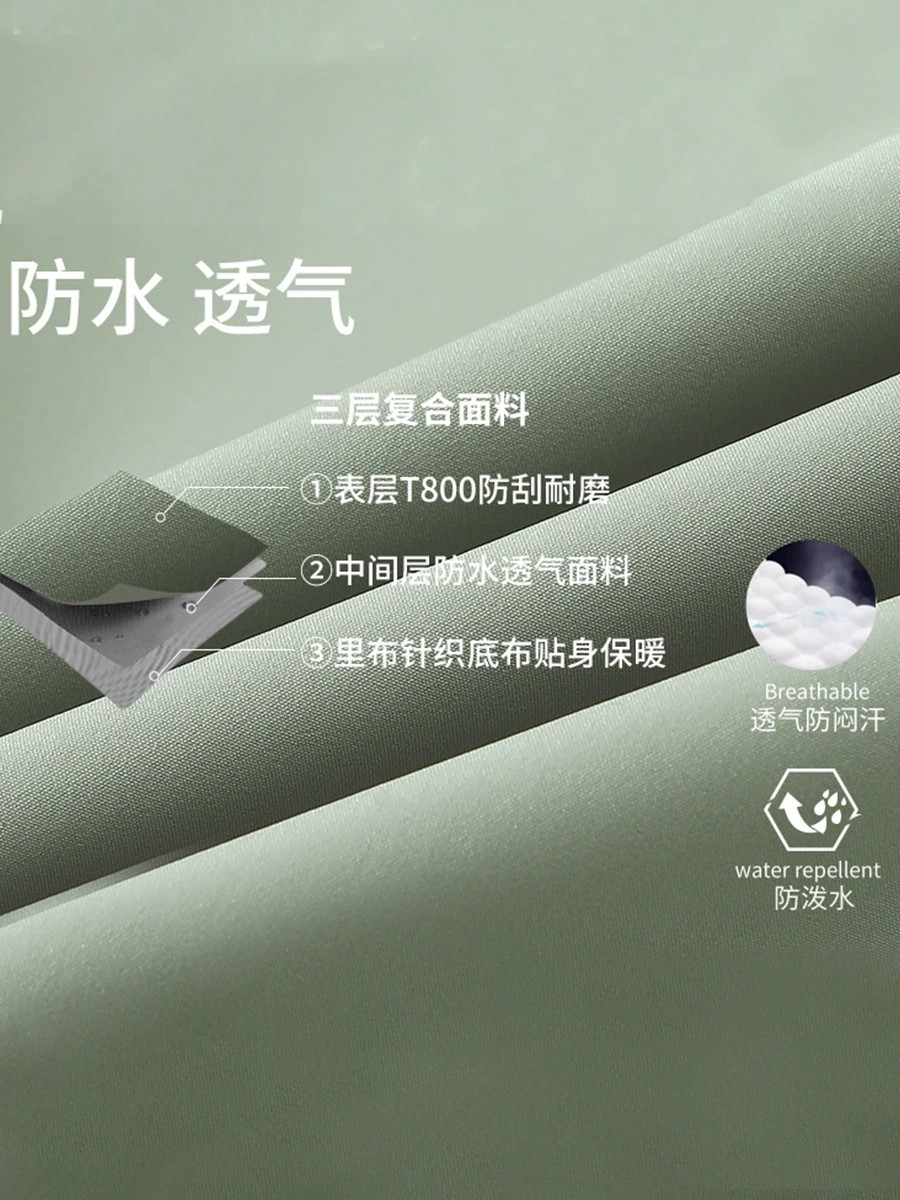 Outdoor Workwear Jacket with Hood for Rainy Windy Days - Model: 1035596773146 - 图片 2