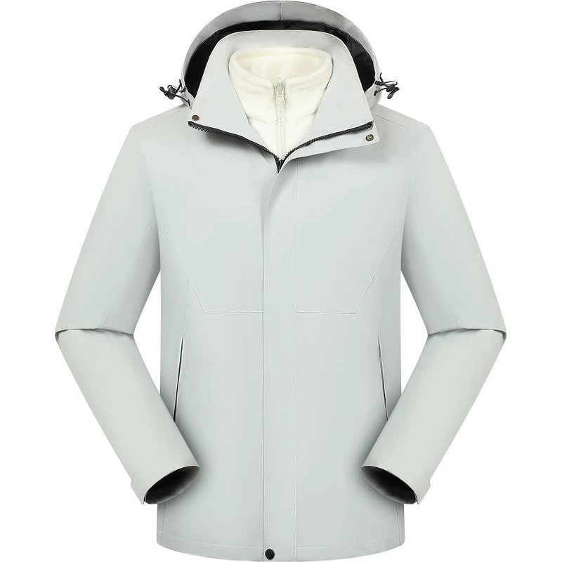 3-in-1 Outdoor Jacket for Hiking with Detachable Hood Windproof - Model: 1029727060960 - 图片 5