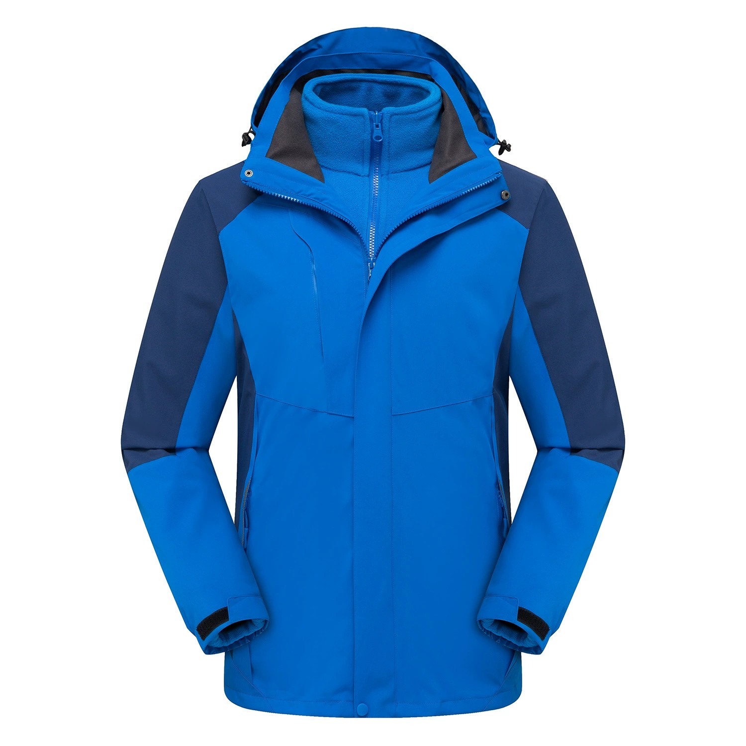 3-in-1 Outdoor Jacket for Hiking with Detachable Hood Windproof - Model: 1029727060960 - 图片 7