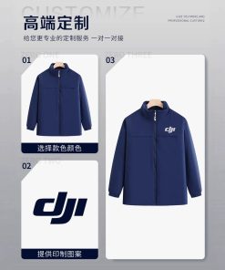 Alternative view of Autumn Winter Warm Work Jacket with Printed Logo for Workwear - Model: 1066202234712