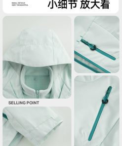 Alternative view of Women's Softshell Jacket for Outdoor Work with Waterproof Windproof - Model: 1062687000984