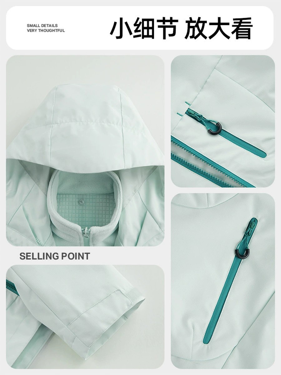 Women's Softshell Jacket for Outdoor Work with Waterproof Windproof - Model: 1062687000984 - 图片 2