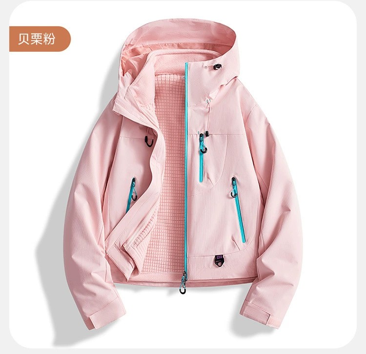 Women's Softshell Jacket for Outdoor Work with Waterproof Windproof - Model: 1062687000984 - 图片 10