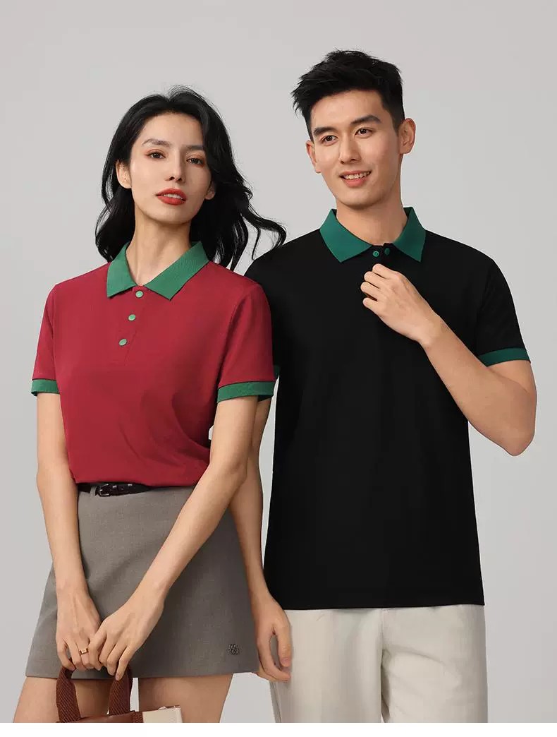 Custom Logo Polo Shirt for Summer Workwear with Breathable Ice Silk - Model: 1061757193456 - 图片 5