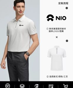 Alternative view of Employee Team Polo Shirt with Custom Print for Workwear - Model: 1051233816243
