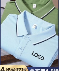 Alternative view of Corporate Training Polo Shirt with Custom Logo for Factory Team - Model: 1047262060869