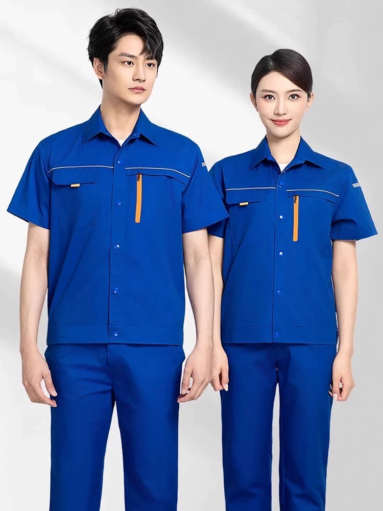 Summer Workwear for Factory Workshop Employees with Wear-Resistant Protection - Model: 944071763415 - 图片 4