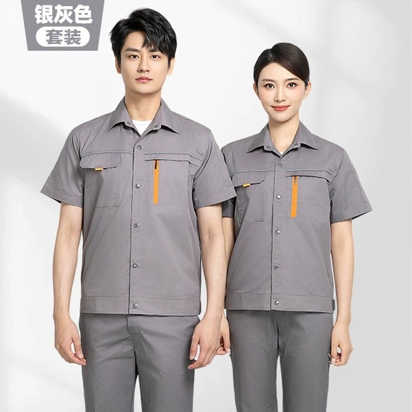 Summer Workwear for Factory Workshop Employees with Wear-Resistant Protection - Model: 944071763415 - 图片 8