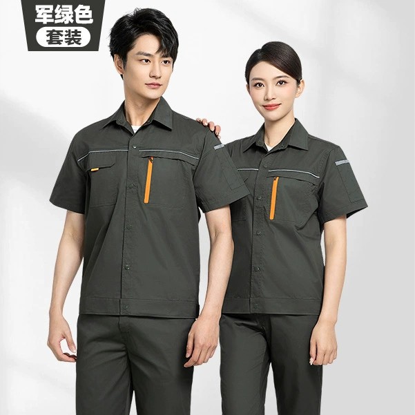 Summer Workwear for Factory Workshop Employees with Wear-Resistant Protection - Model: 944071763415 - 图片 10