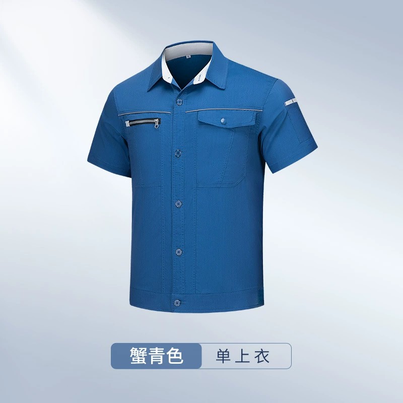 Bamboo Fiber Work Suit Set for Factory Workshop Anti-Static Quick-Dry - Model: 1052375978216 - 图片 10