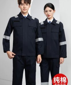 Abrasion-Resistant Cotton Crew Shirt for Miners and Construction - Model: 976480207006
