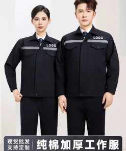 Construction Site Work Uniform for Men with Reflective Strip - Model: 973956335801