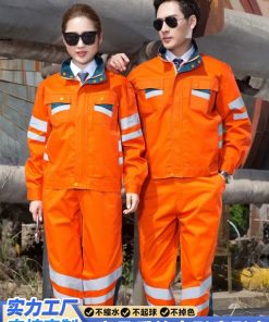 Road Maintenance Safety Jacket and Pants for Men - Model: 964656481038