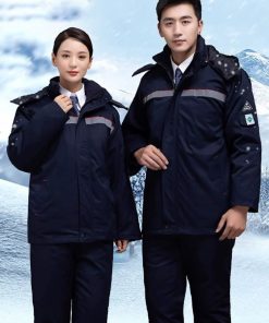 Cold Storage Cold-Proof Labor Protection Jacket for Gas Station Workers - Model: 843743243841