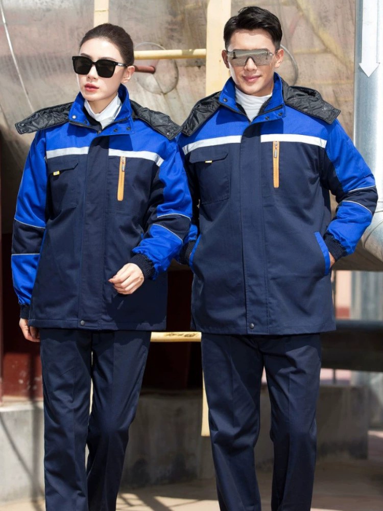 Men's Winter Work Jacket for Workshop Cold-Resistant Anti-Static - Model: 831259446009 - 图片 4