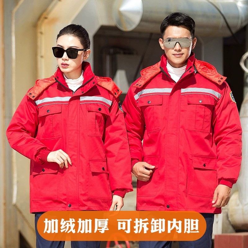 Men's Winter Work Jacket for Workshop Cold-Resistant Anti-Static - Model: 831259446009 - 图片 10