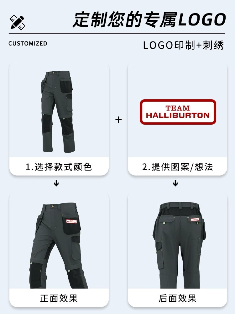 Construction Worker Pants with Flying Pockets for Heavy-Duty Jobs - Model: 960213368240 - 图片 4