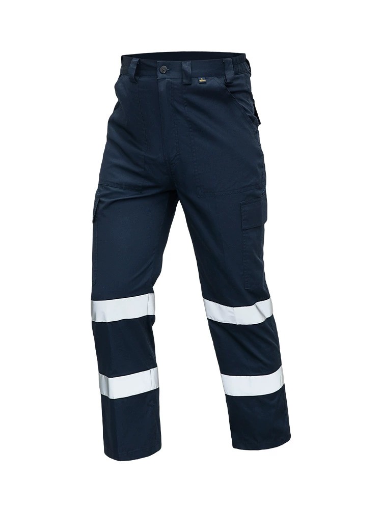 Men's Work Pants with Reflective Stripe for Summer Factory Workshop - Model: 857625056557 - 图片 5