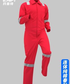 Mechanic Welder Shipyard Harbor Coverall with Reflective Stripe - Model: 831409663867