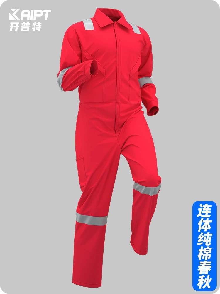 Mechanic Welder Shipyard Harbor Coverall with Reflective Stripe - Model: 831409663867